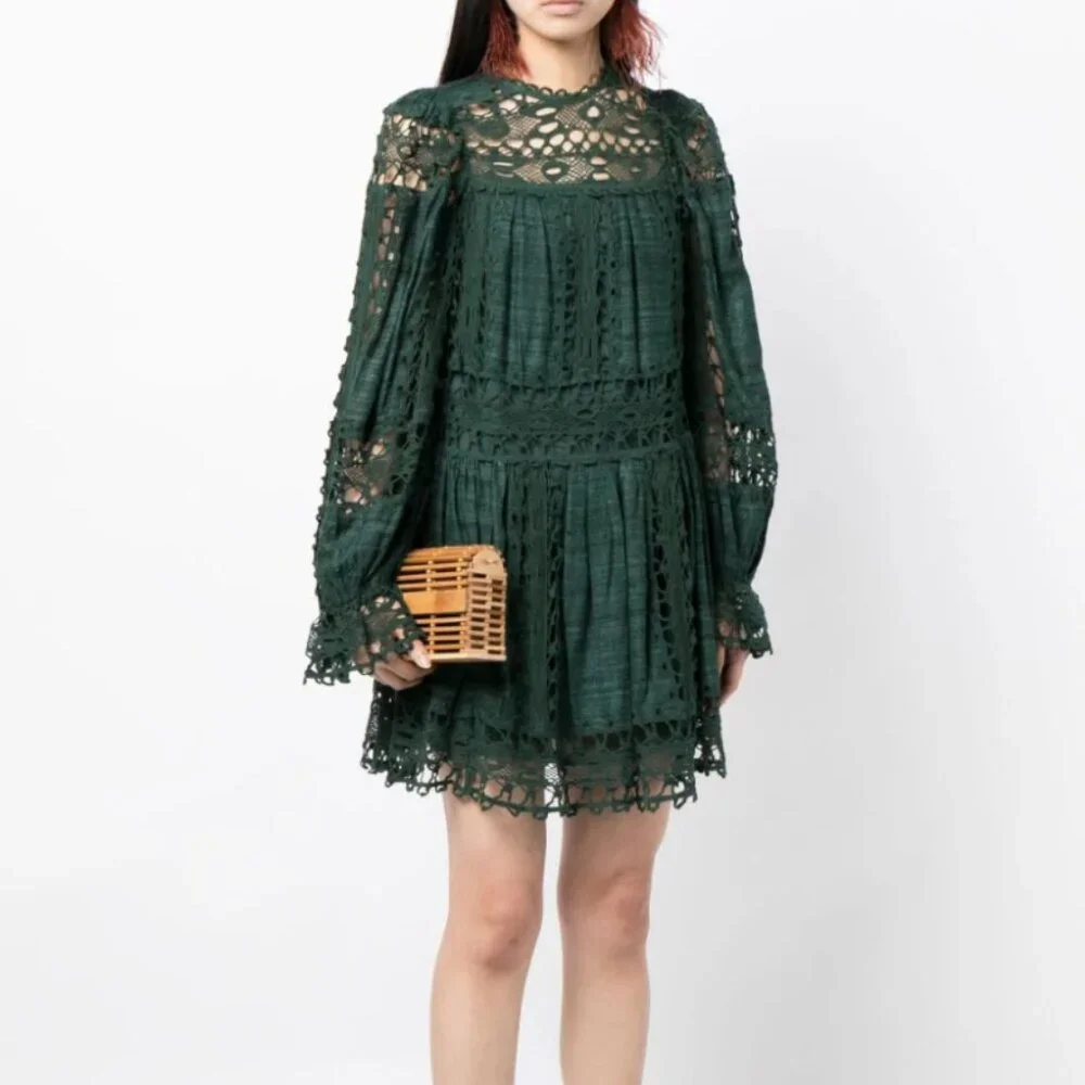 Brand New (w tags, bag + hanger) ULLA JOHNSON "Lata" Handmade Dress - Picture 2 of 16